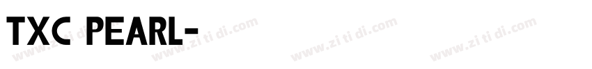 TXC PEARL字体转换